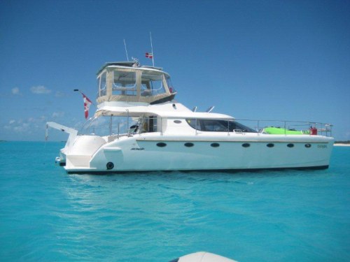Used Power Catamaran for Sale 2003 Prowler 45 Boat Highlights